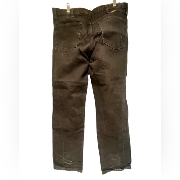 RUSTLER Jeans Black Relaxed Fit Size 34 x 30 - Picture 7 of 7